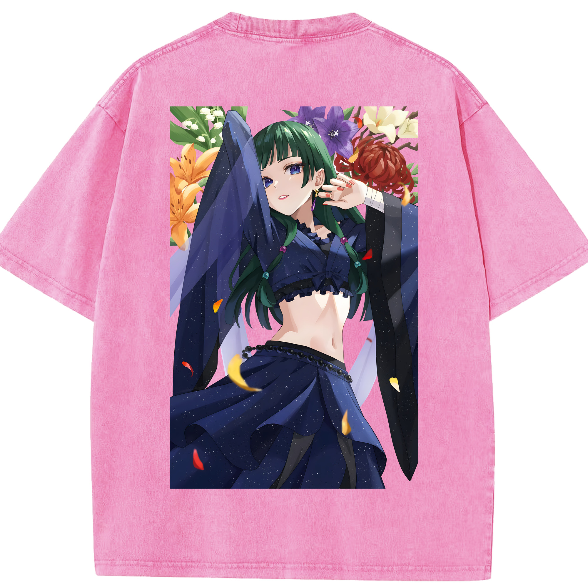 （画像用） 薬屋のひとりごと The Apothecary Diaries 綿100% ヴィンテージ風 半袖Tシャツ（背面プリント）